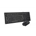 Kit tastatură + mouse A4Tech KRS-8372 USB negru