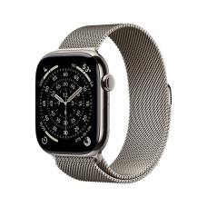Smartwatch Apple Watch S11 Cellular 42mm Natural Titanium Case with Natural Milanese Loop