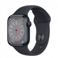 Smartwatch Apple seria 8 GPS 41mm midnight aluminiu case&sport band