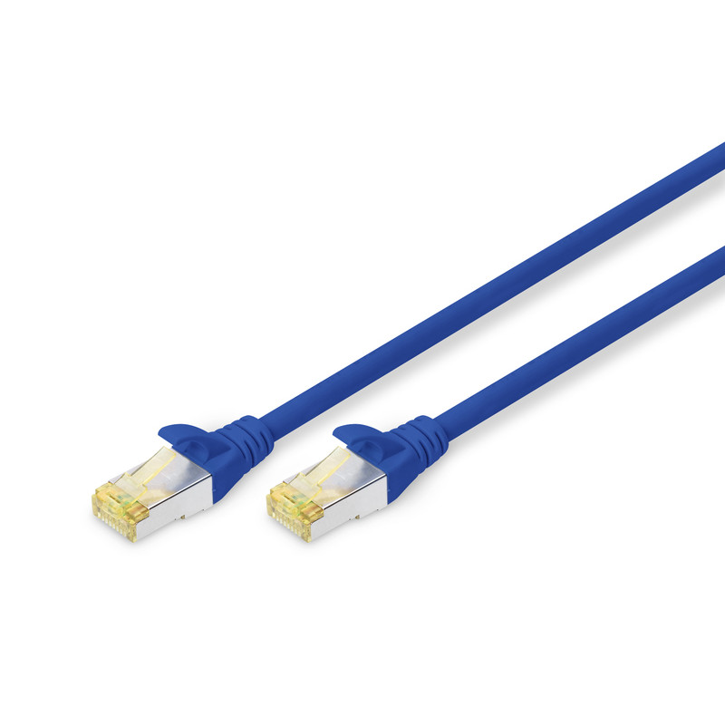 agenda Grudge fuse Cablu S-FTP Digitus CAT6A 0.5m albastru