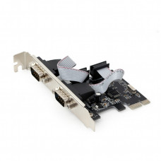 Adaptor Gembird PCIe X1 - 2 RS232