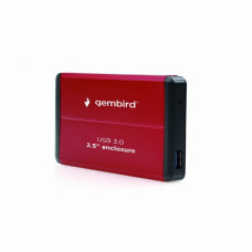 Carcasă HDD Gembird 2.5" USB 3.0 red