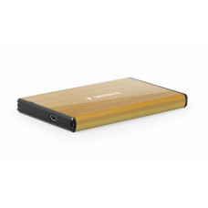 Carcasă HDD Gembird 2.5" USB 3.0 aluminium gold