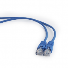 Cablu UTP Gembird CAT5e 0.5m albastru (patch cord)