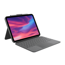 Husă + tastatură Logitech pentru iPad gen 10 - gri