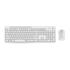 Kit tastatură + mouse Logitech MK295 wireless alb silent