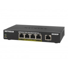 Switch Netgear GS305P-100PES 5 porturi 10/100/1000M 