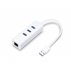 Hub Tp-Link UE330 USB3.0 3 porturi, gigabit ethernet