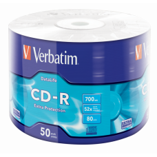 CD-R Verbatim 50pcs 700MB 52x extraprotection